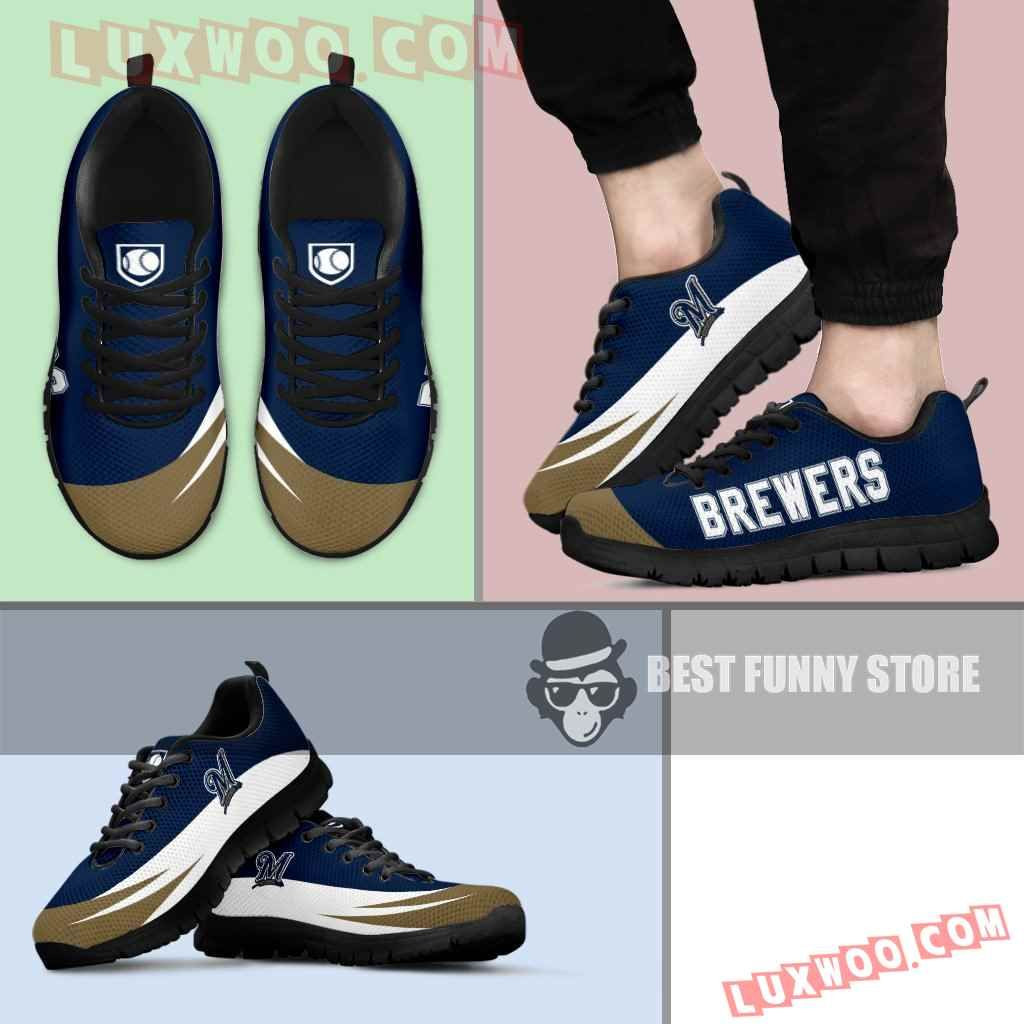 Awesome Gift Logo Milwaukee Brewerssneakers