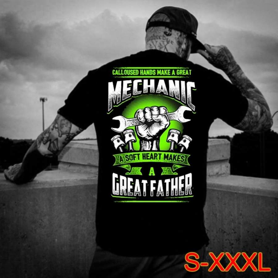 A Great Father Mechanic – Mechanic Shirt For Father T Shirt