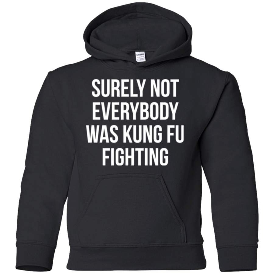 AGR Surely Not Everybody Was Kung Fu Fighting Youth Pullover Hoodie