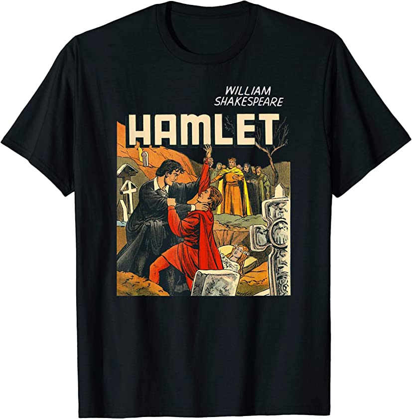 Vintage Shakespeare Hamlet Shirt-Hamlet Laertes Ophelia Tee T-Shirt