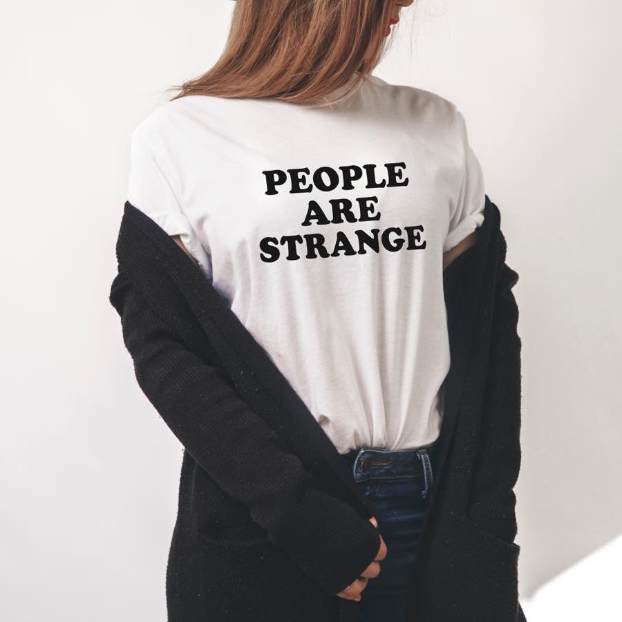 People are strange t-shirts