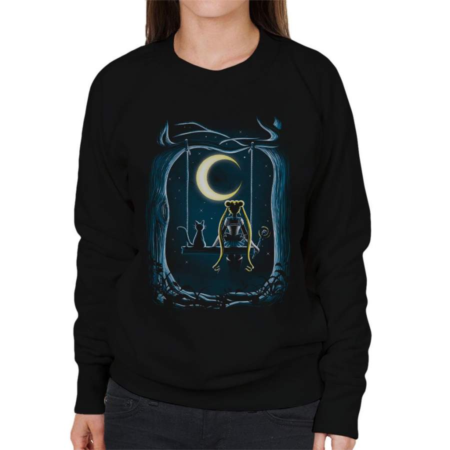 Sailor Moon Content Under The Moon Women’s Sweatshirt