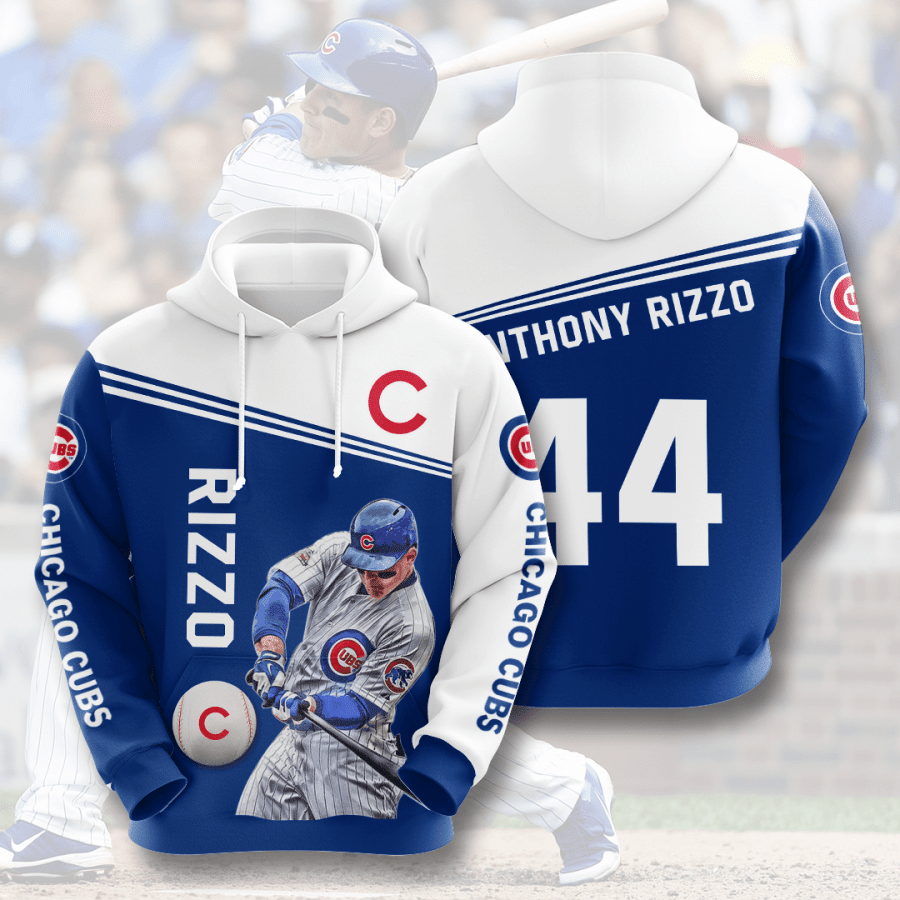 Anthony Rizzo Chicago Cubs Chicago Cubs 3D Hoodie