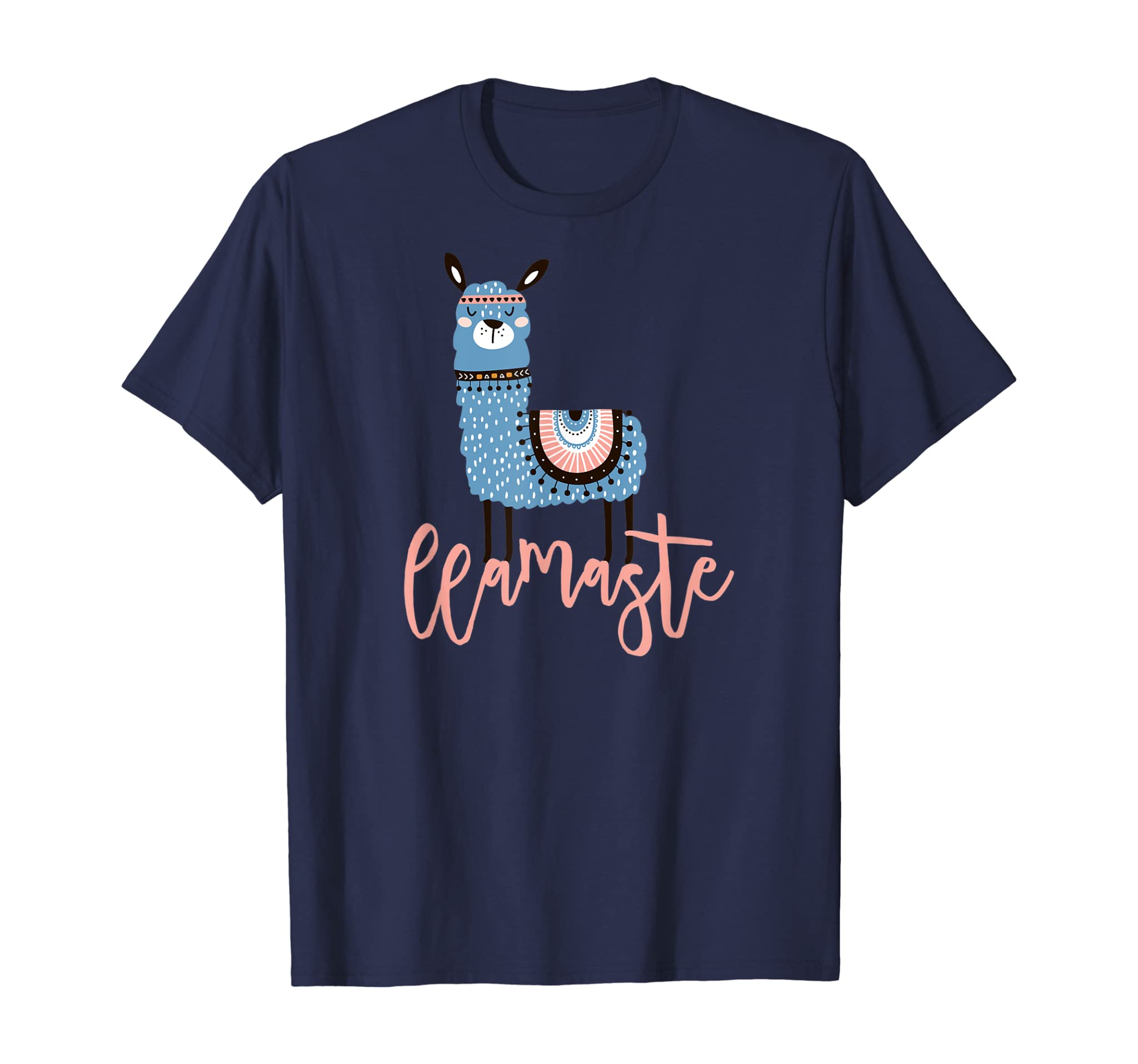 Funny Llamaste Llama Namaste Yoga Exercise T-Shirt