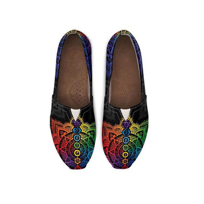 7 Chakra Mandala I Casual Shoes