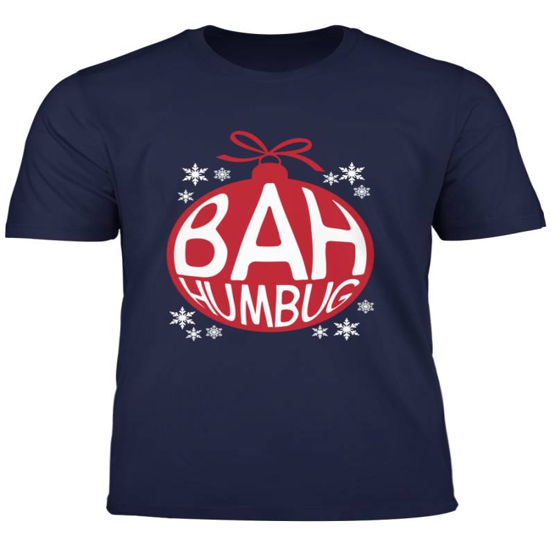 Bah Humbug Christmas Ornaments Decoration Snowflakes Xmas Long Sleeve T Shirt