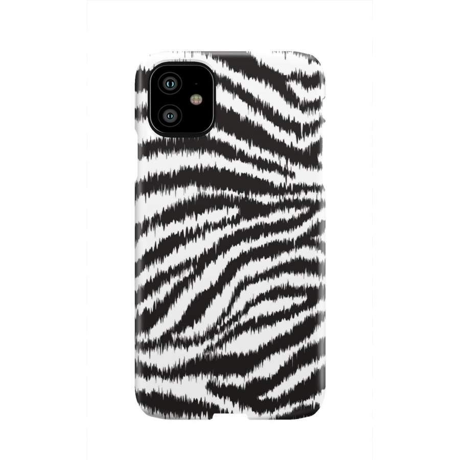 White Tiger Pattern Print Iphone & Android Phone Cases