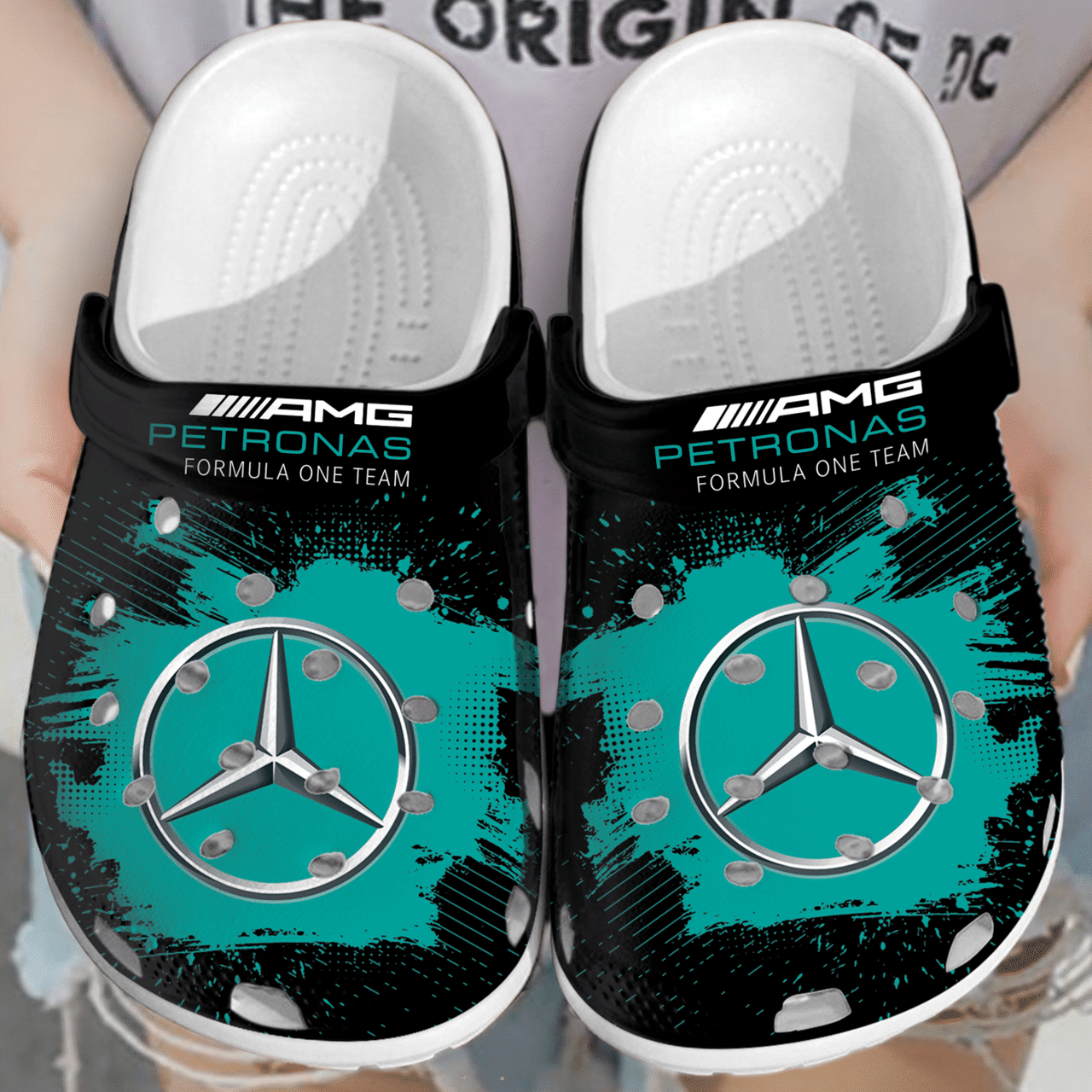 Mercedes F1 Team Crocss Crocband Clog Comfortable Water Shoes For Men ...