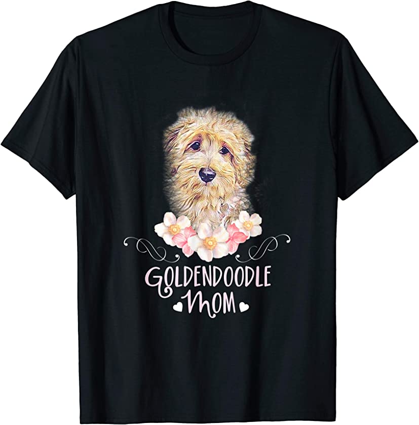 Vintage Goldendoodle Mom Doodle Dog Distressed T-Shirt