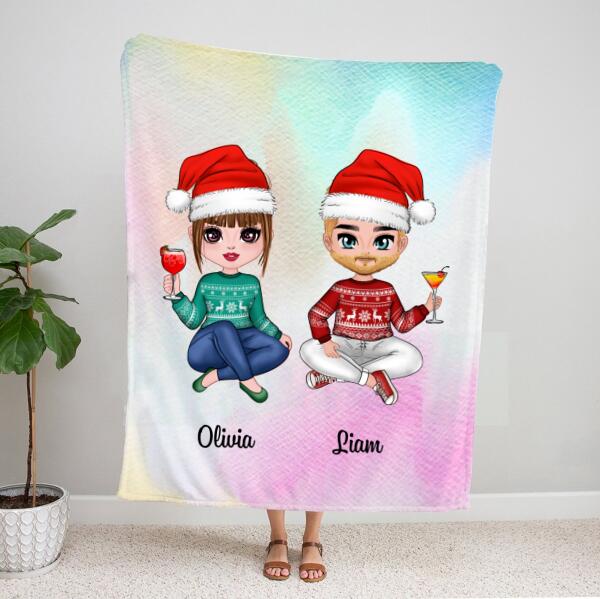 Personalized Custom Couple Blankets – Marriage Gifts For Couple – Funny Christmas Gifts