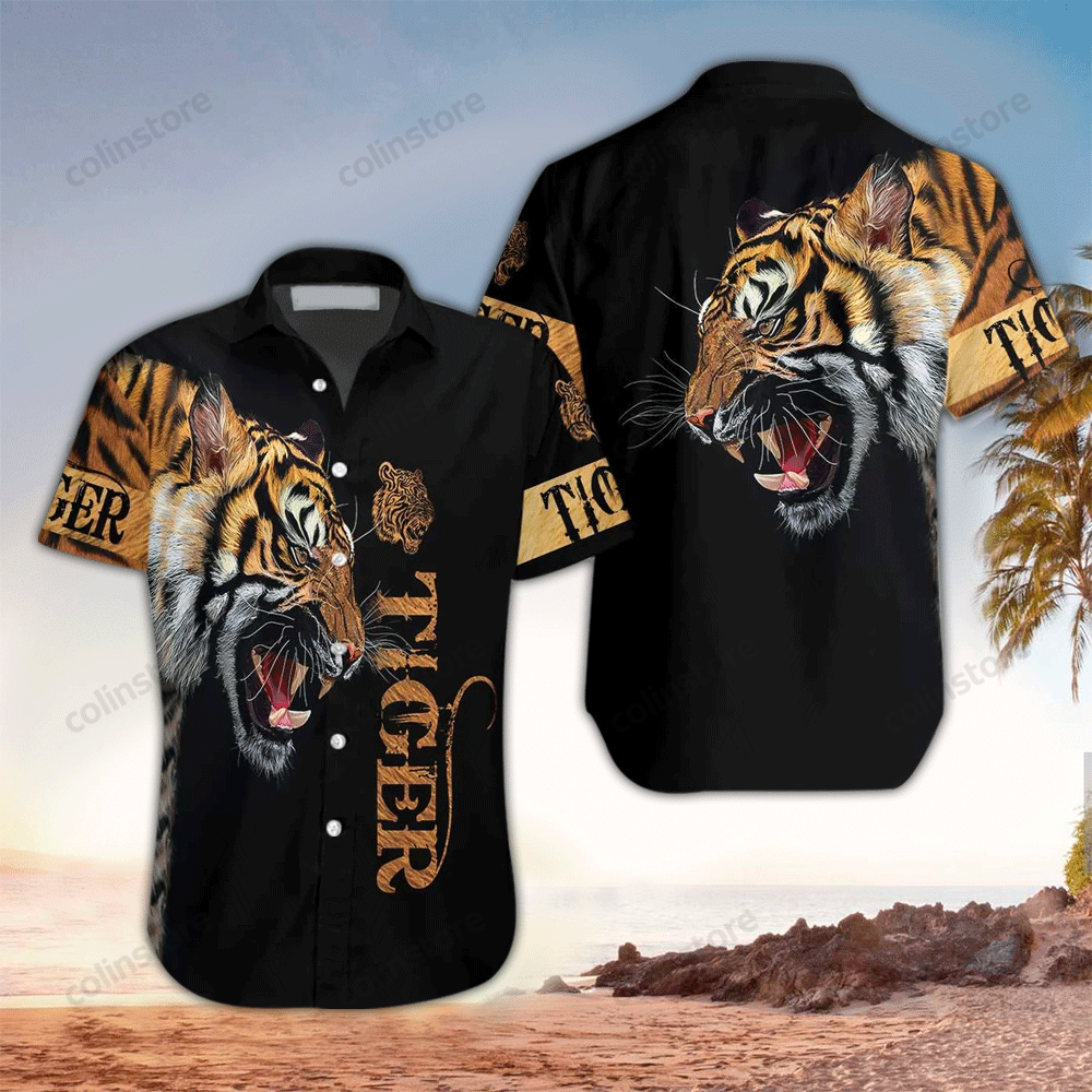 Tiger Aloha Hawaii Shirt For Lovers Ha79141