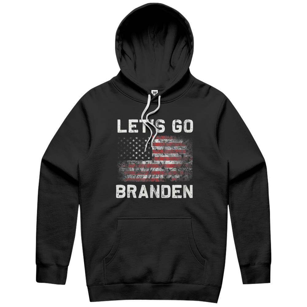 Let’S Go Braden Brandon Us Flag Tee Funny Trendy Sarcastic Men Women Hoodie