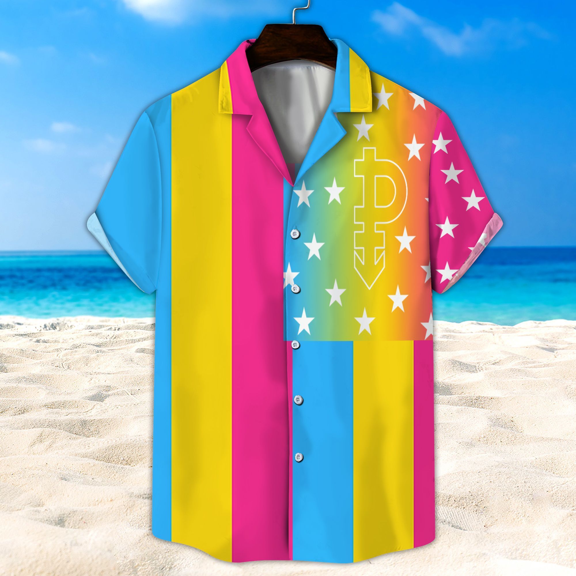 Lgbt Hawaiian Pansexual Unisex Hawaiian Shirt Beach Short Ha9061