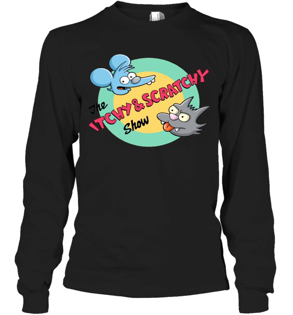 The Simpsons Men’s Itchy and Scratchy Show Long Sleeve