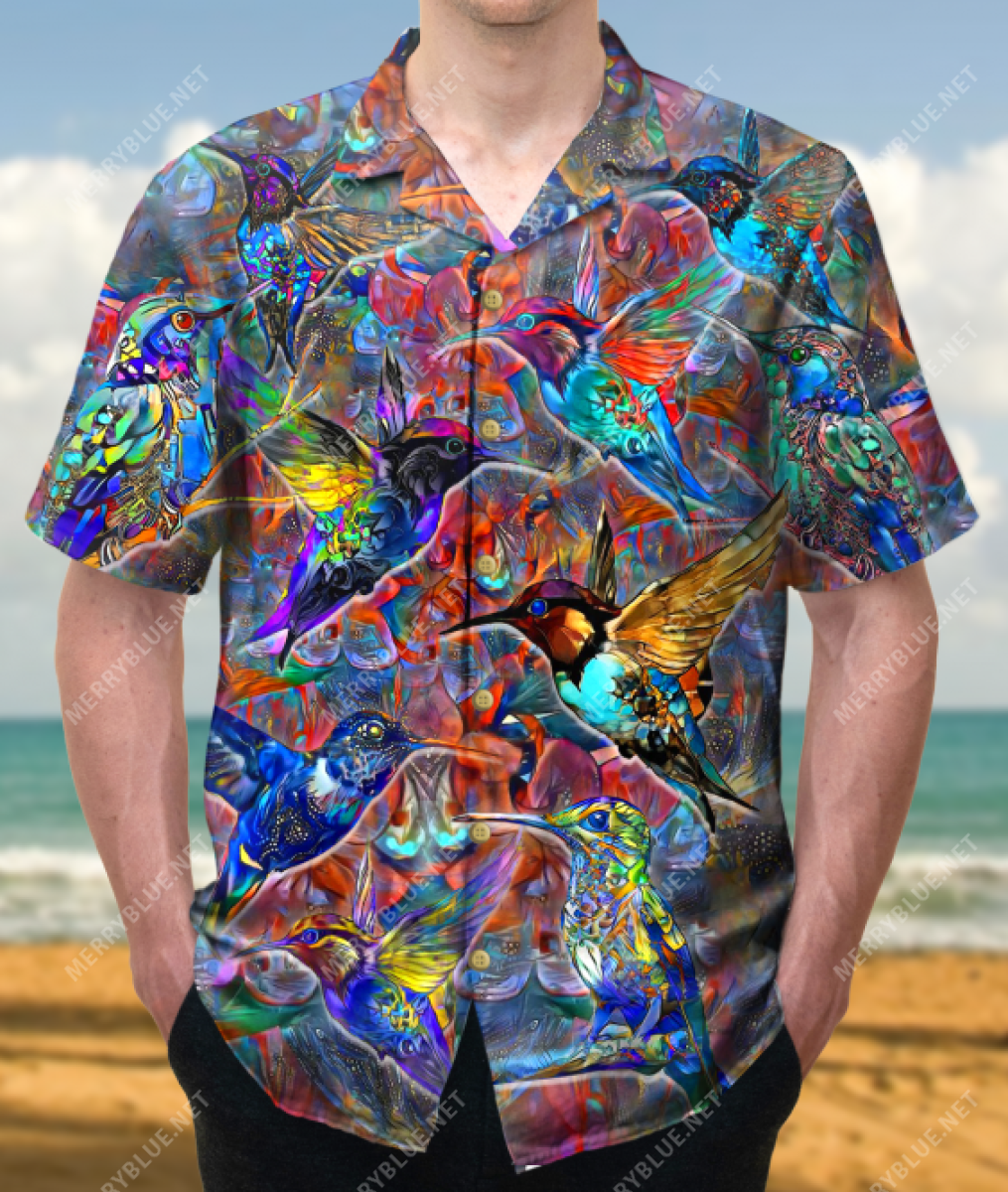 Spread Your Wings And Let Spirit Soar Hummingbird Unisex Hawaii Shirt Ha24037