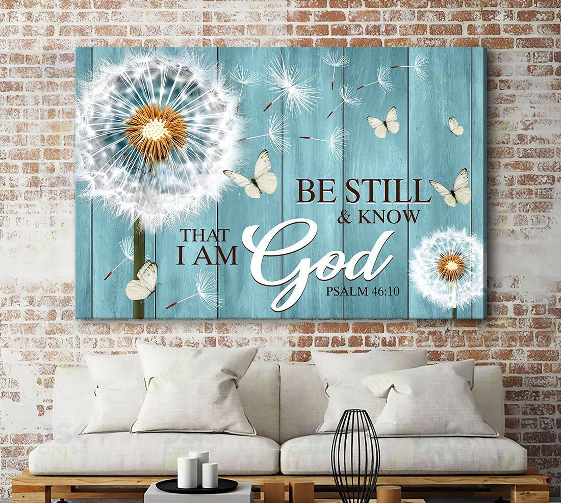 Butterfly – Canvas Wall Art Home Decor Be Still 6 [Id1-P]