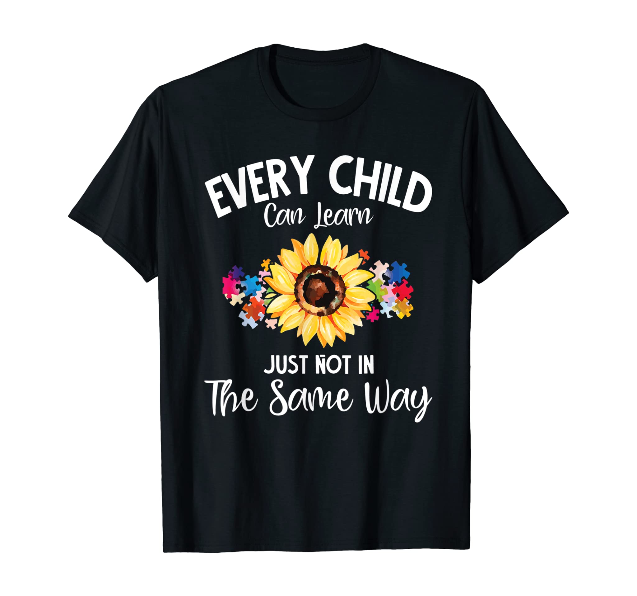 Special Education Teacher Gift Every Child Learns Special Ed T-Shirt