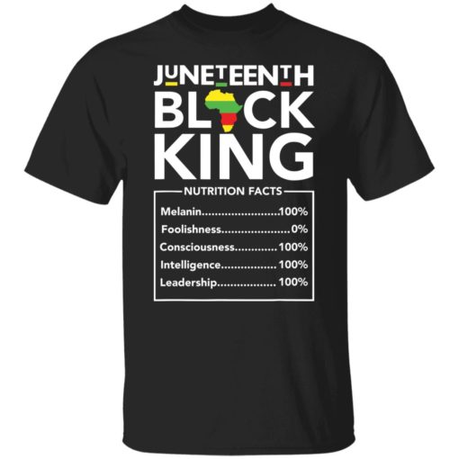 Juneteenth Black King Shirt