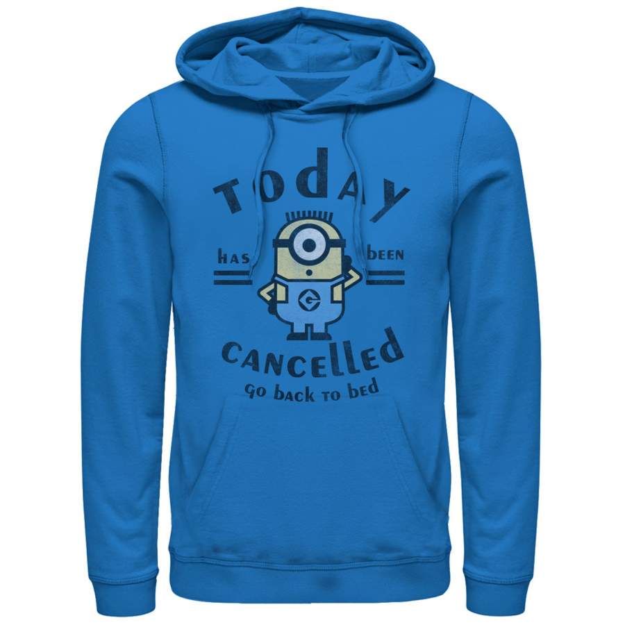 Despicable Me Men’s Minion Today Cancelled  Lightweight Hoodie