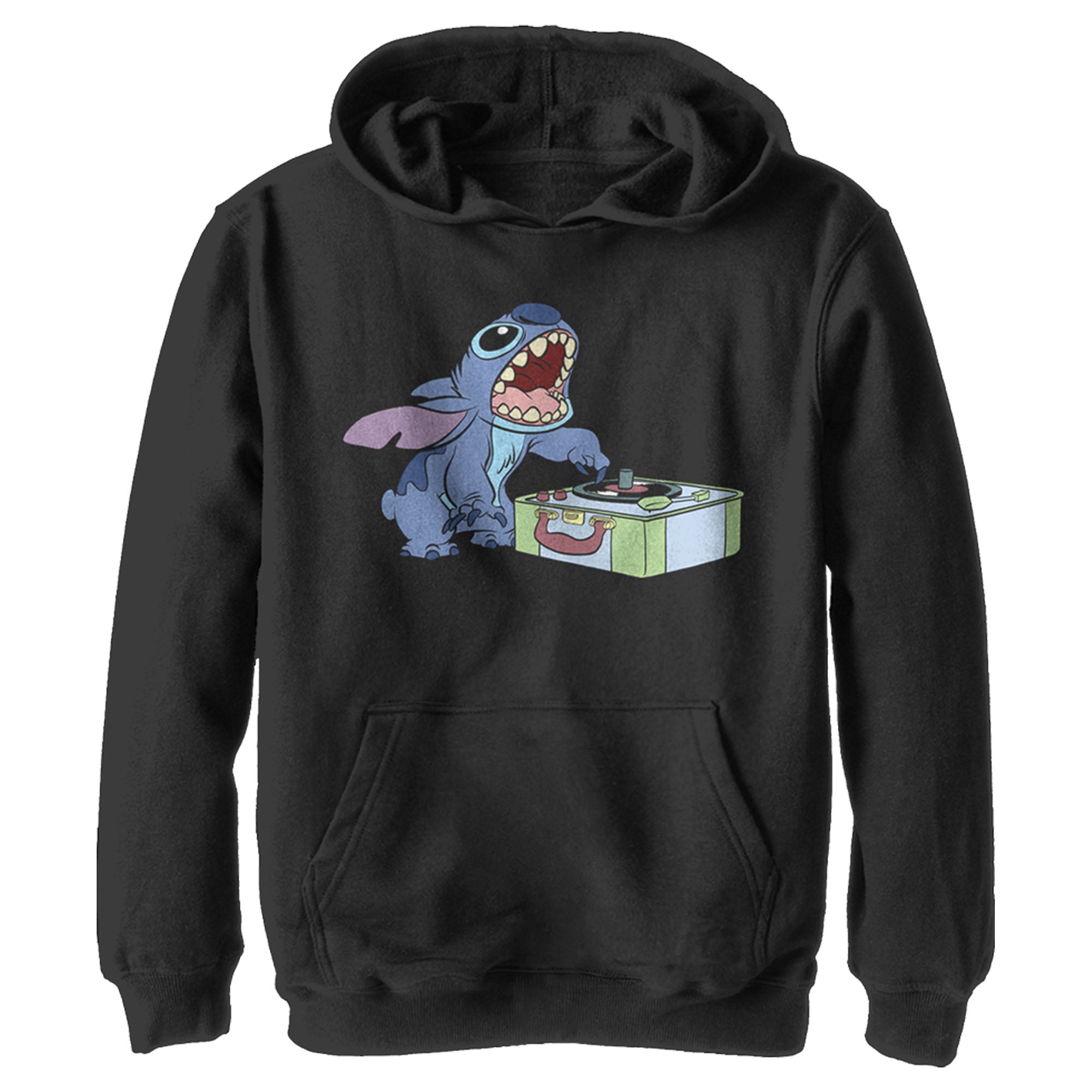 Boy’S Lilo & Stitch Dj Record Scratch Master Pull Over Hoodie