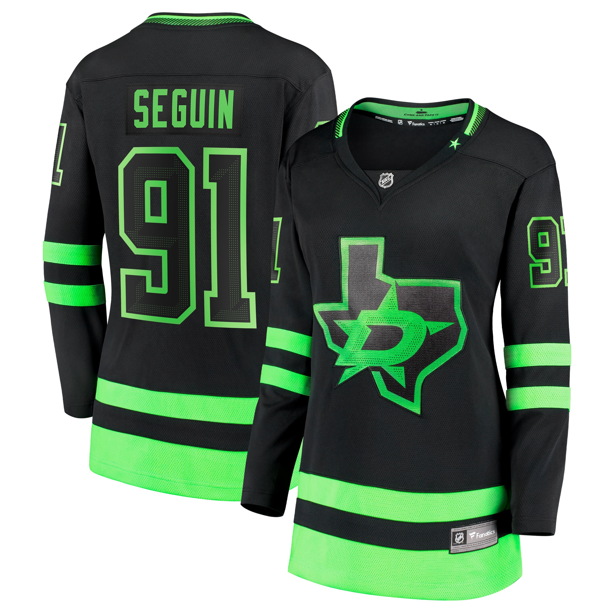 Tyler Seguin Dallas Stars Branded Women's Alternate Premier Breakaway Player Jersey – Black