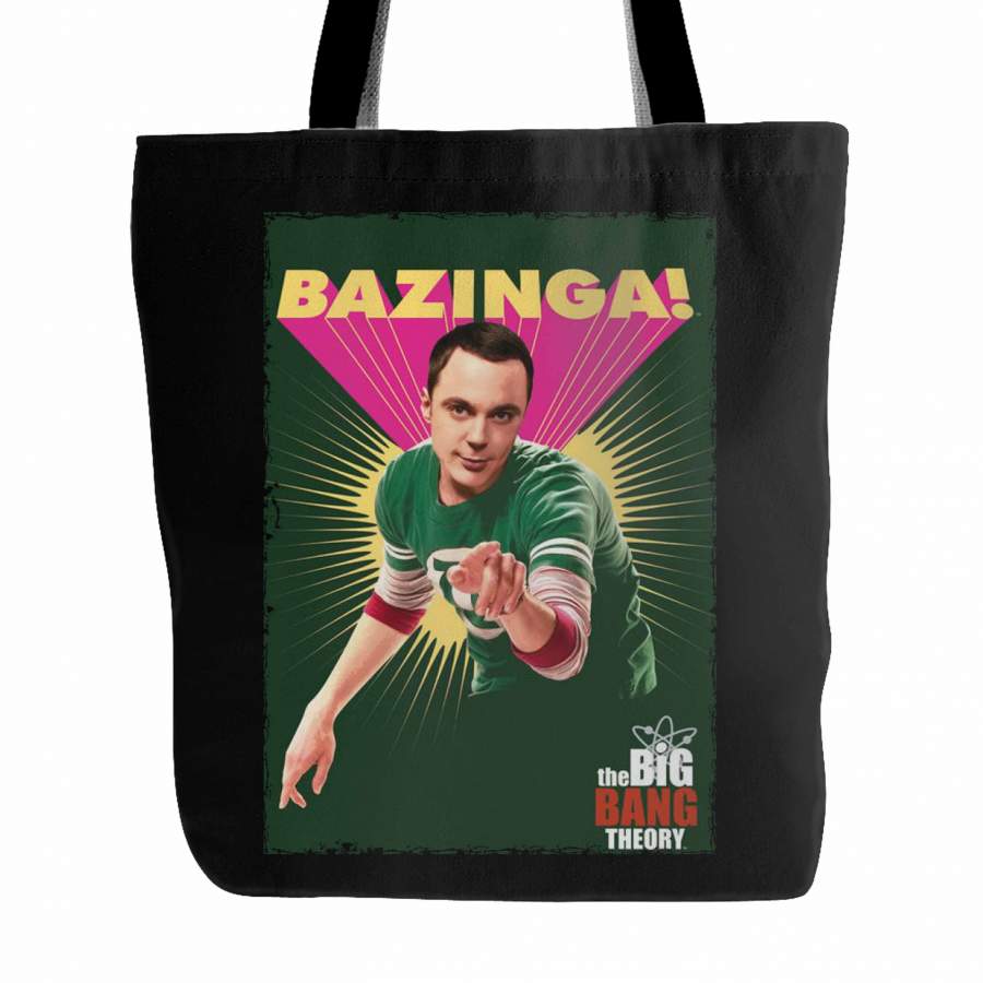 Bazinga The Big Bang Poster Tote Bag