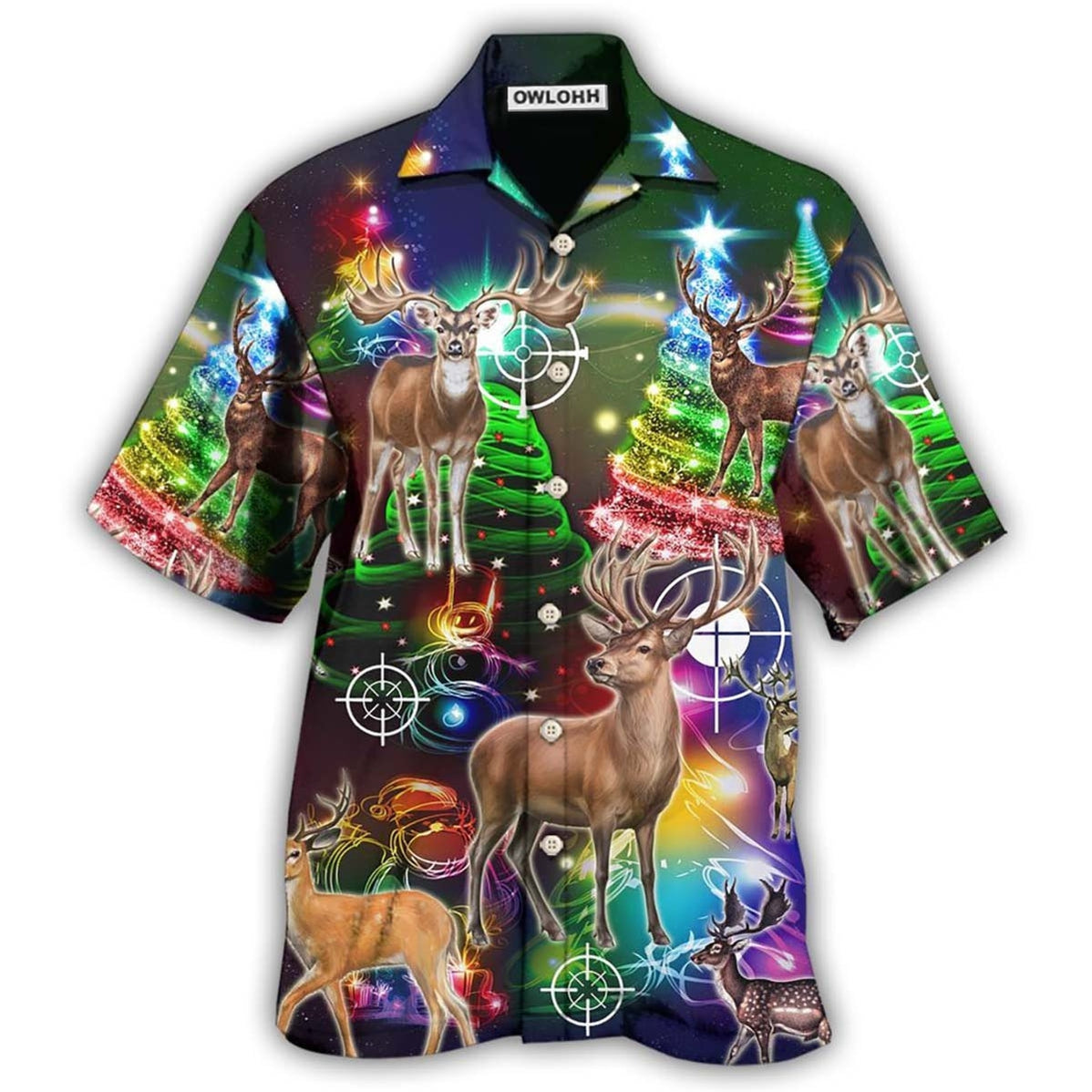 Hunting Deer Lover Amazing Merry Christmas Hawaii Shirt Ha85221