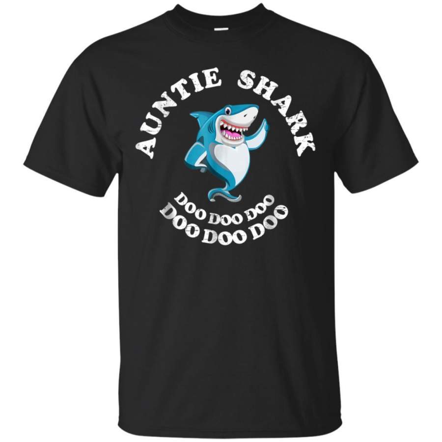 AGR Auntie Shark Doo Shirt Funny Shark Smile Family Perfect Gift Jaq T-shirt