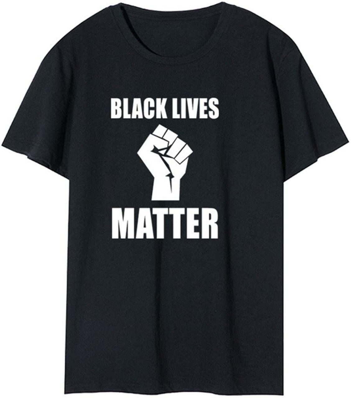 Women Black Lives Matter T-Shirt Short Sleeve