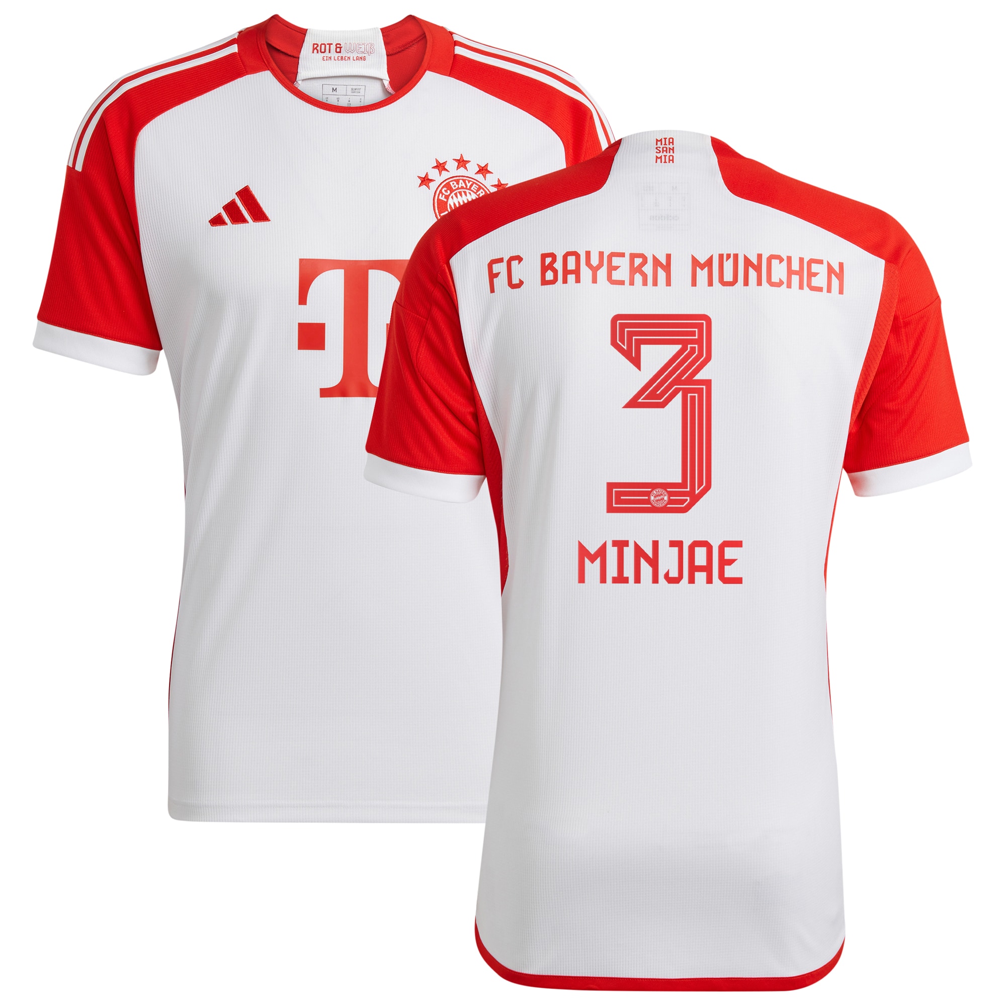 Kim Min-jae Bayern Munich Youth 2023/24 Home Replica Jersey – White