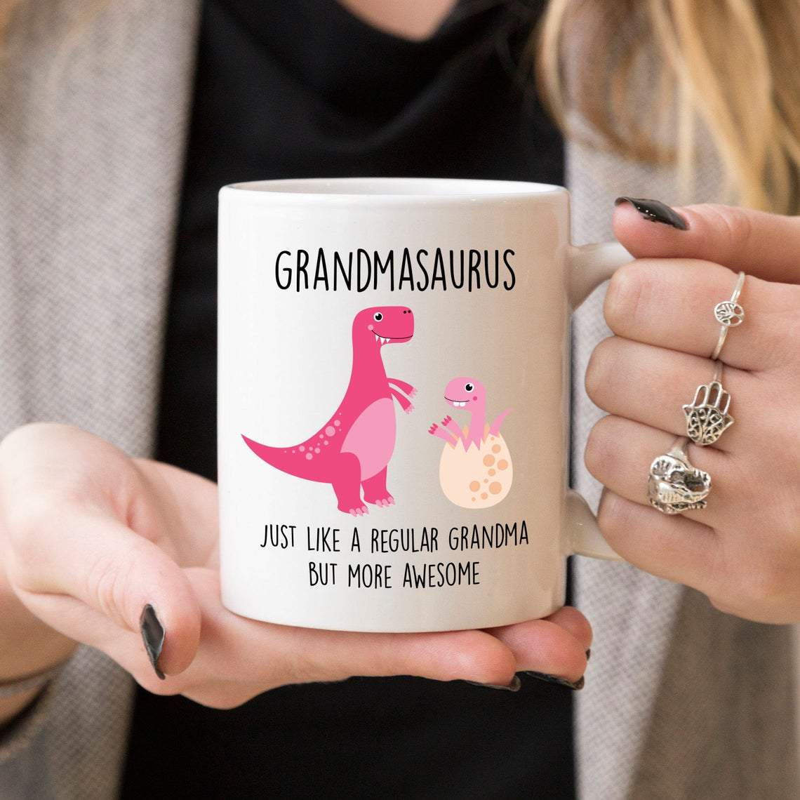 Grandmasaurus Coffee Mug, Grandma Mug Gifts, Grandmother Gift, Funny Grandma Gift