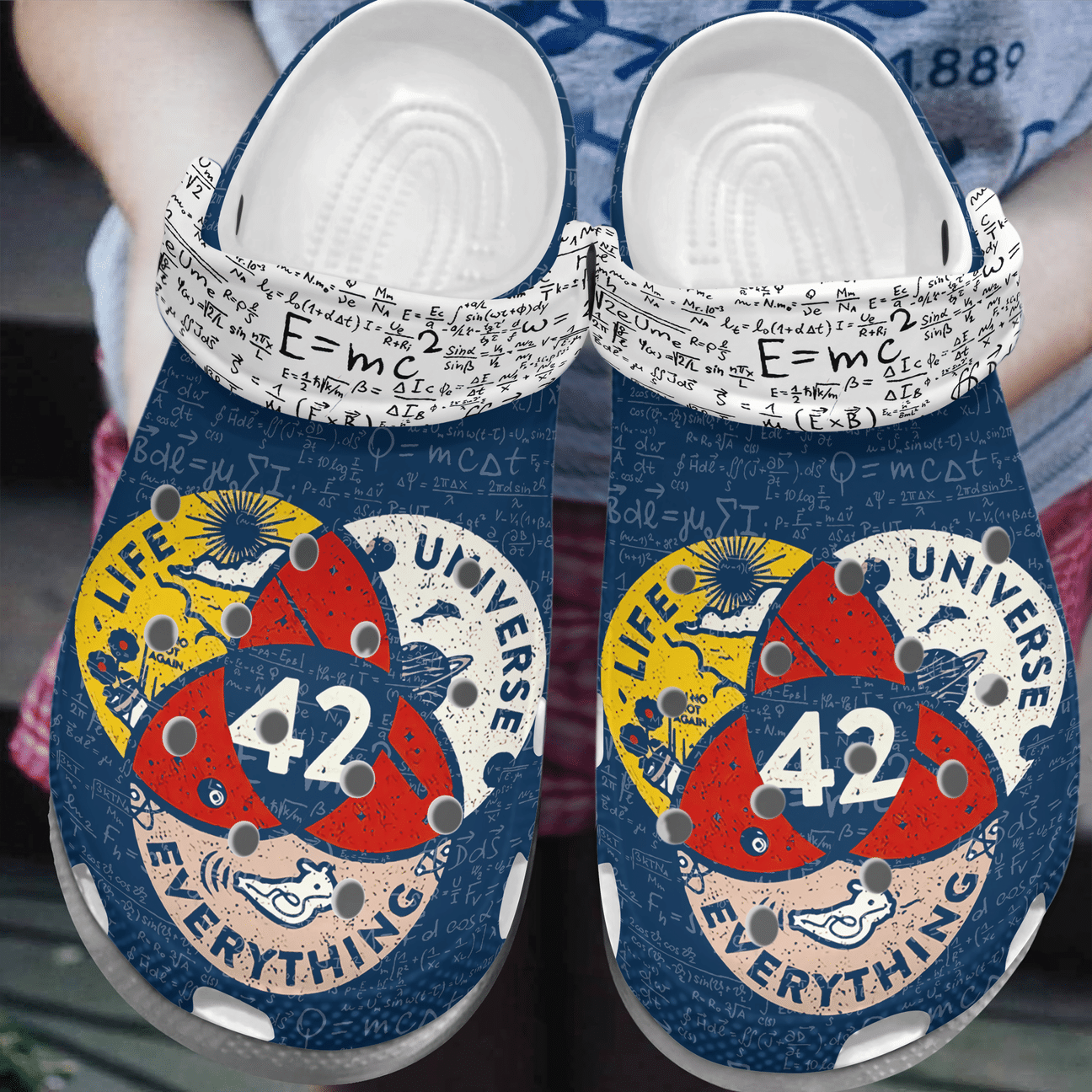 Science Personalized Clog, Custom Name, Text, Color, Number Fashion Style For Women, Men, Kid, Print 3D The Answer