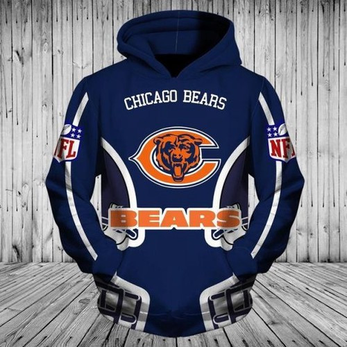 Chicago Bears 9 Unisex 3D Hoodie Gift For Fans