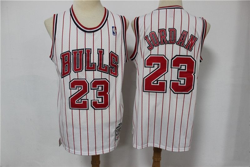 Chicago Bulls Michael Jordan #23 NBA Tribute New Arrival White Jersey