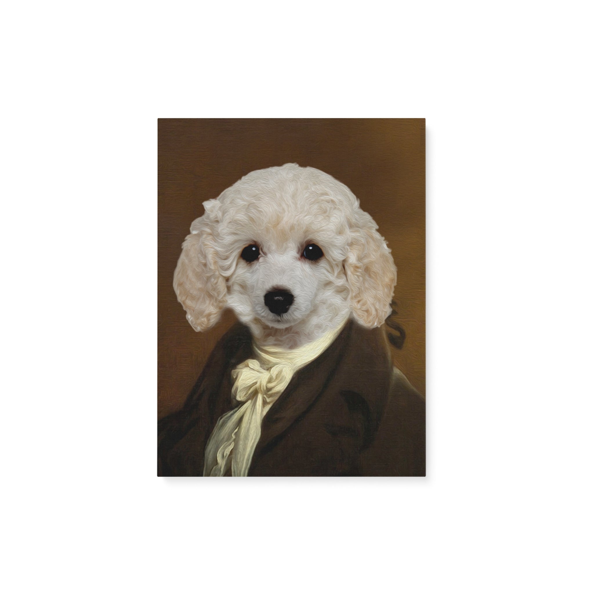 Custom Pet Portrait, Alexander Hamilton Canvas Prints