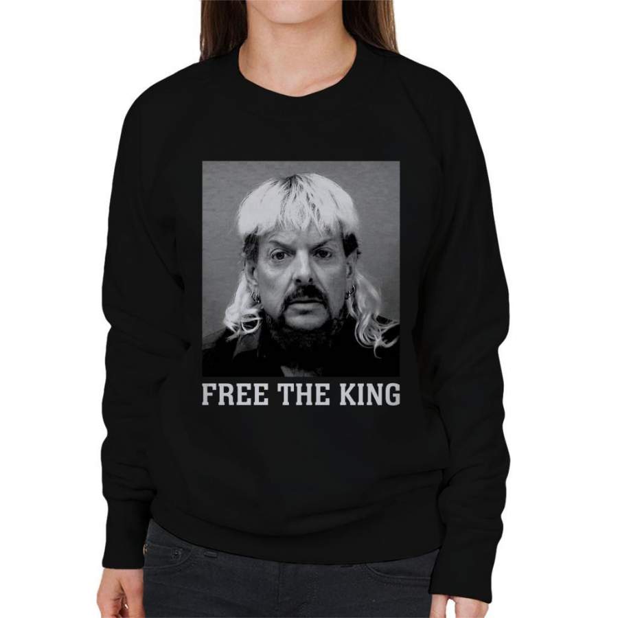 Joe Exotic Free The Tiger King Women’s Sweatshirt