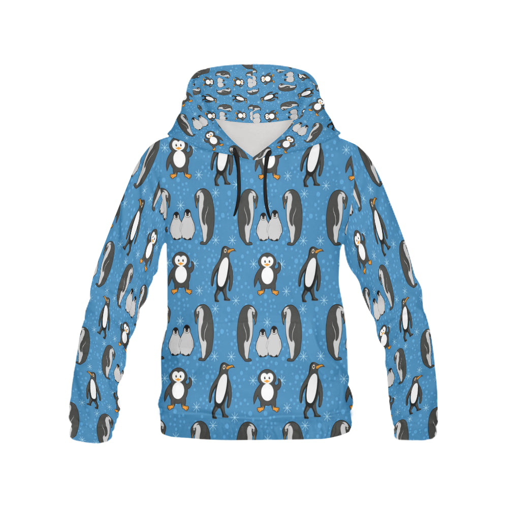 Penguin All Over Print Hoodie for Men