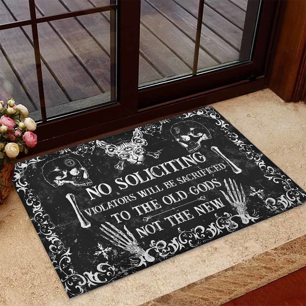 Halloween Violators Will Be Sacrificed Equality Doormat Indoor And Outdoor Mat Entrance Rug Sweet Home Decor Housewarming Gift Gift For Friend Family Stem Feminist