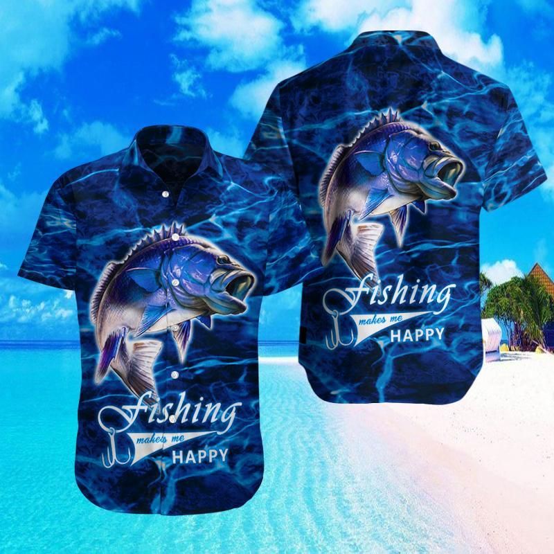 Bass Fishing Hawaiian Shirt | Unisex | Adult | Hw3906