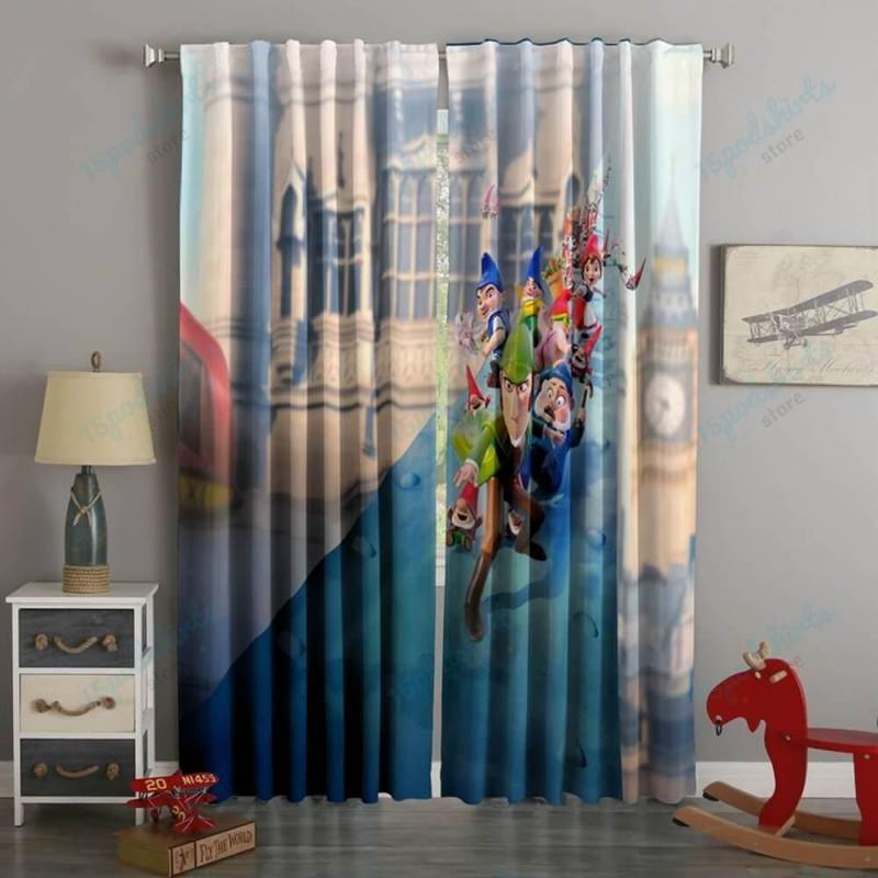 3D Printed Sherlock Gnomes Style Custom Living Room Curtains