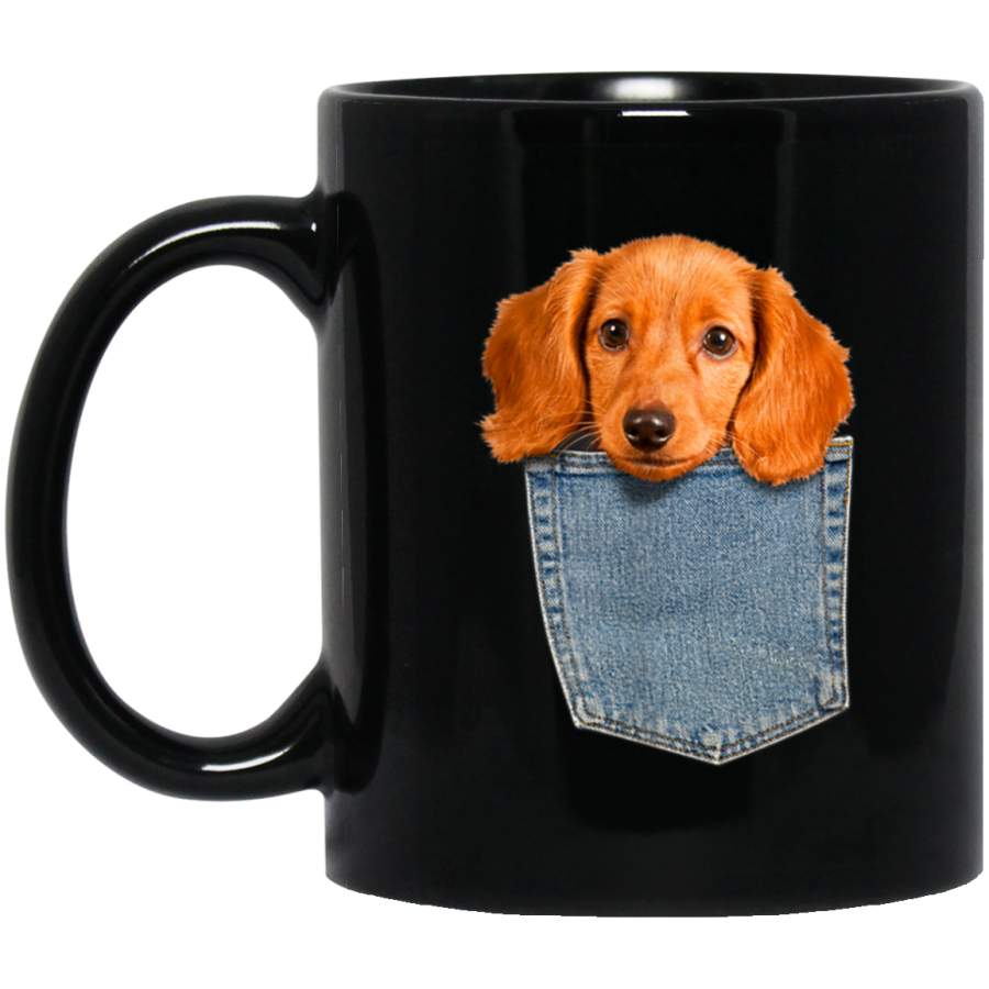 Beagle in My Pocket Mug Cute Puppy Dachshund Dog Mug