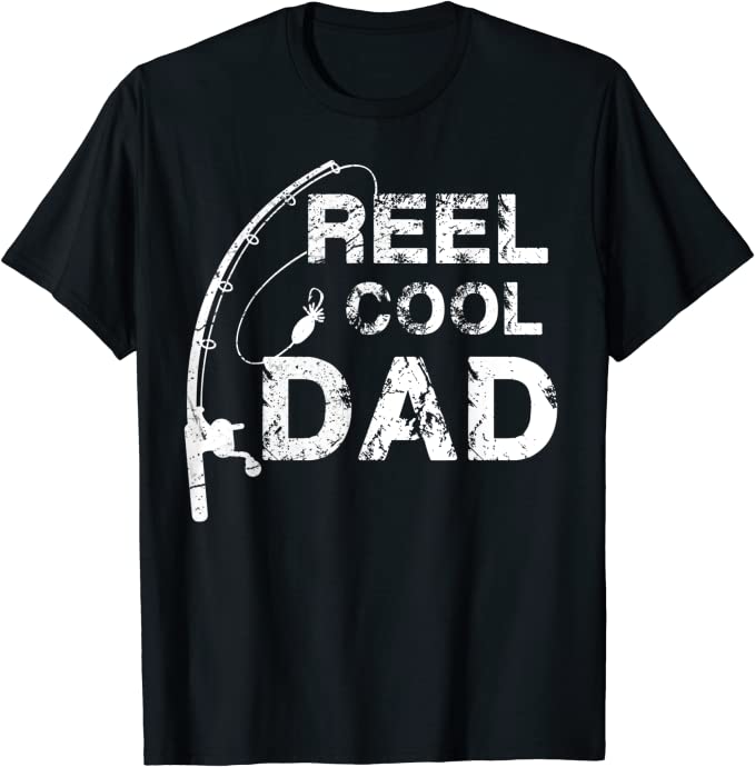 Fishing Daddy Father’s Day Gift Reel Cool Dad T-Shirt