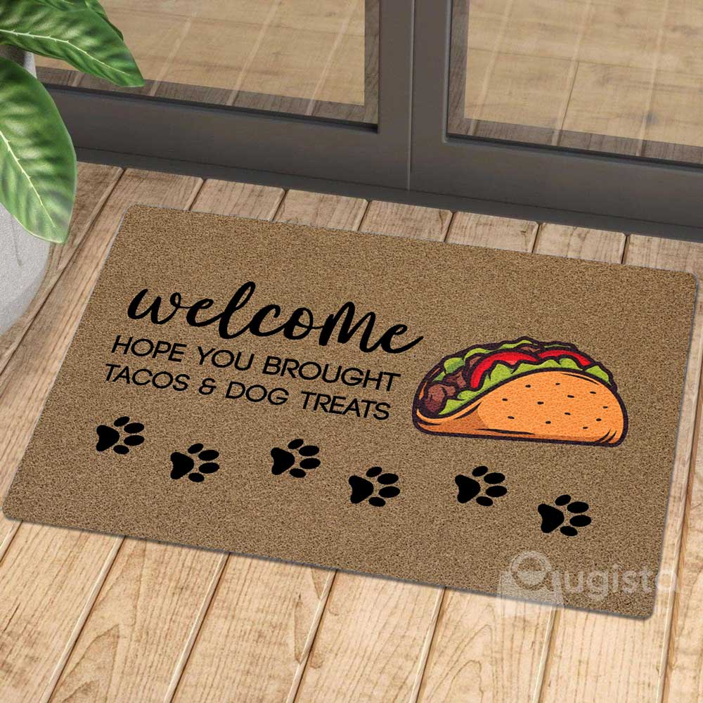 Brought Tacos And-Dog Treats 01 All Over Printing Doormat Pre2315