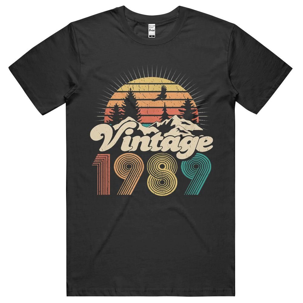 30th Birthday Gifts – Vintage 1989 Shirt Hiking Women Men