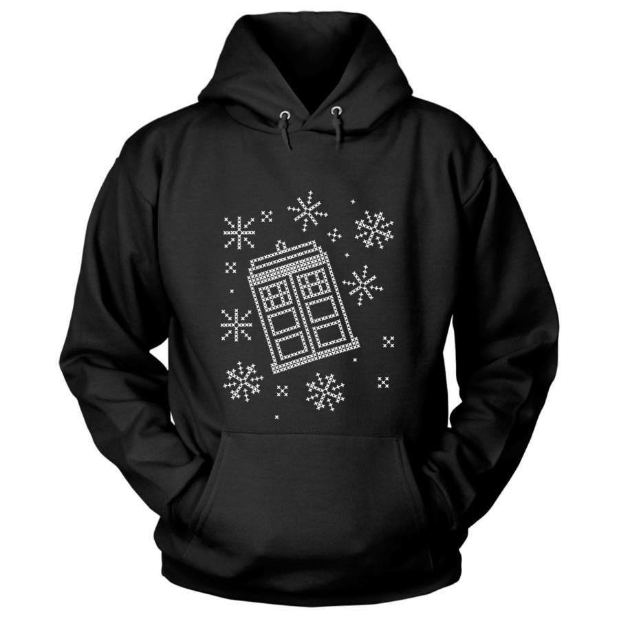 Merry Christmas T Shirt, Time-travelling Spaceship Doctor Who T Shirt – Hoodie