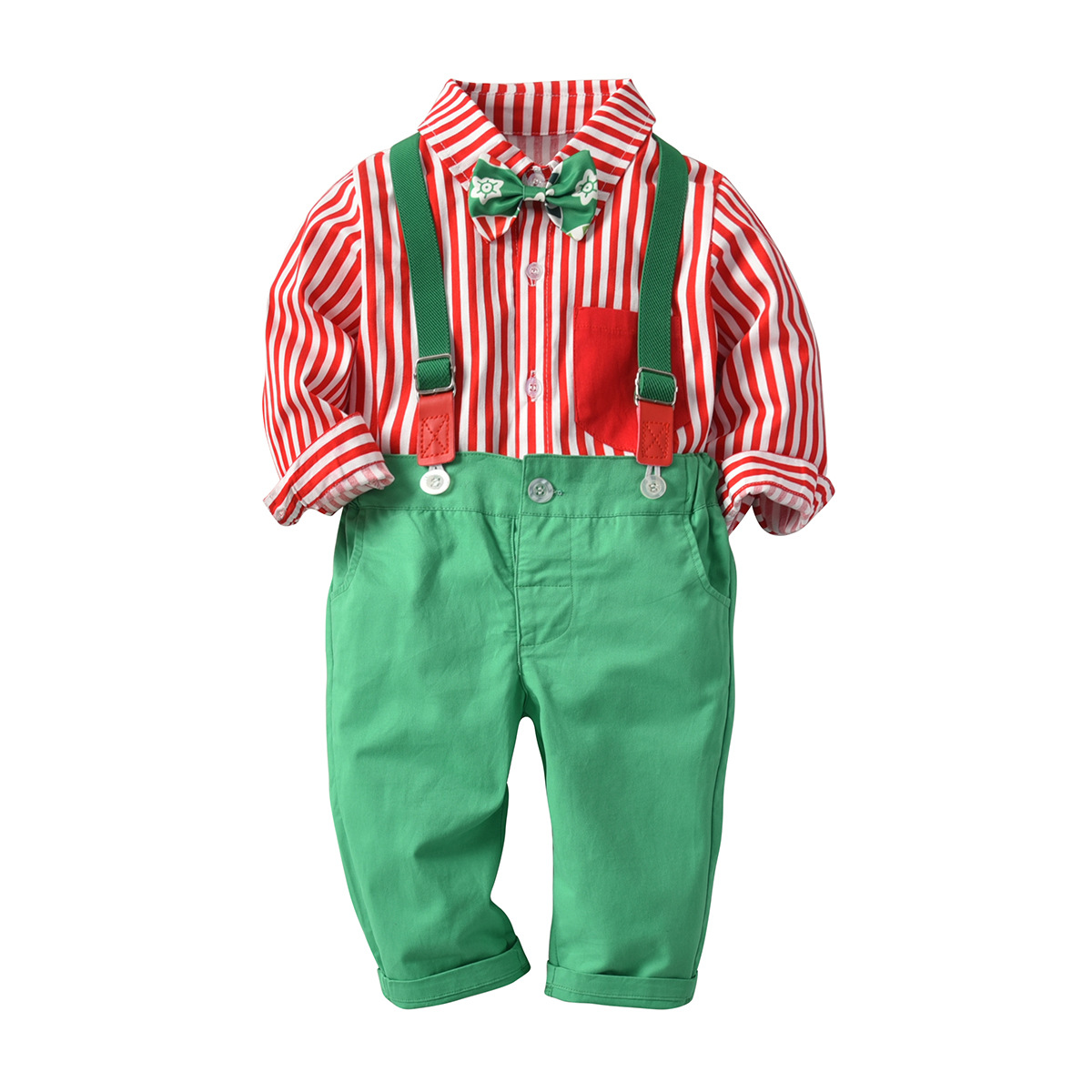 2020 New Autumn Winter Clothes Baby Kids Formal Wedding Birthday Party Suit Prince Costume T-shirt + Pants 2PCS White 1-3-6 Y alx