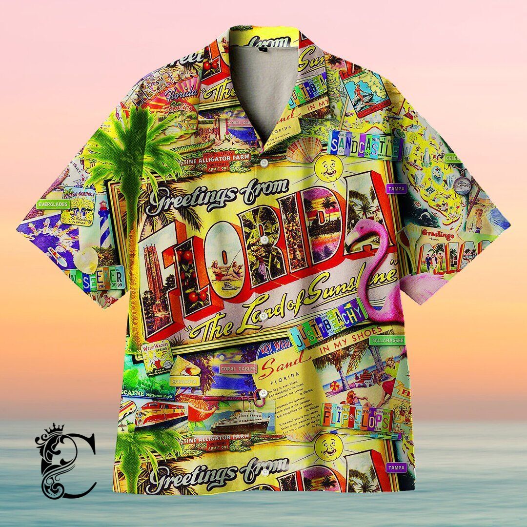 Amazing I Love Florida Hawaiian Shirt