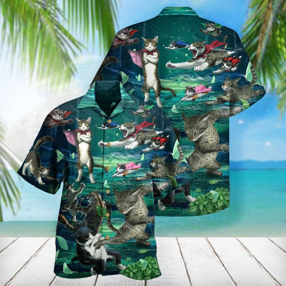 Cat Lover Aloha Hawaii Shirt Colorful Short Sleeve Summer Beach Casual For Men And Women Ha87271