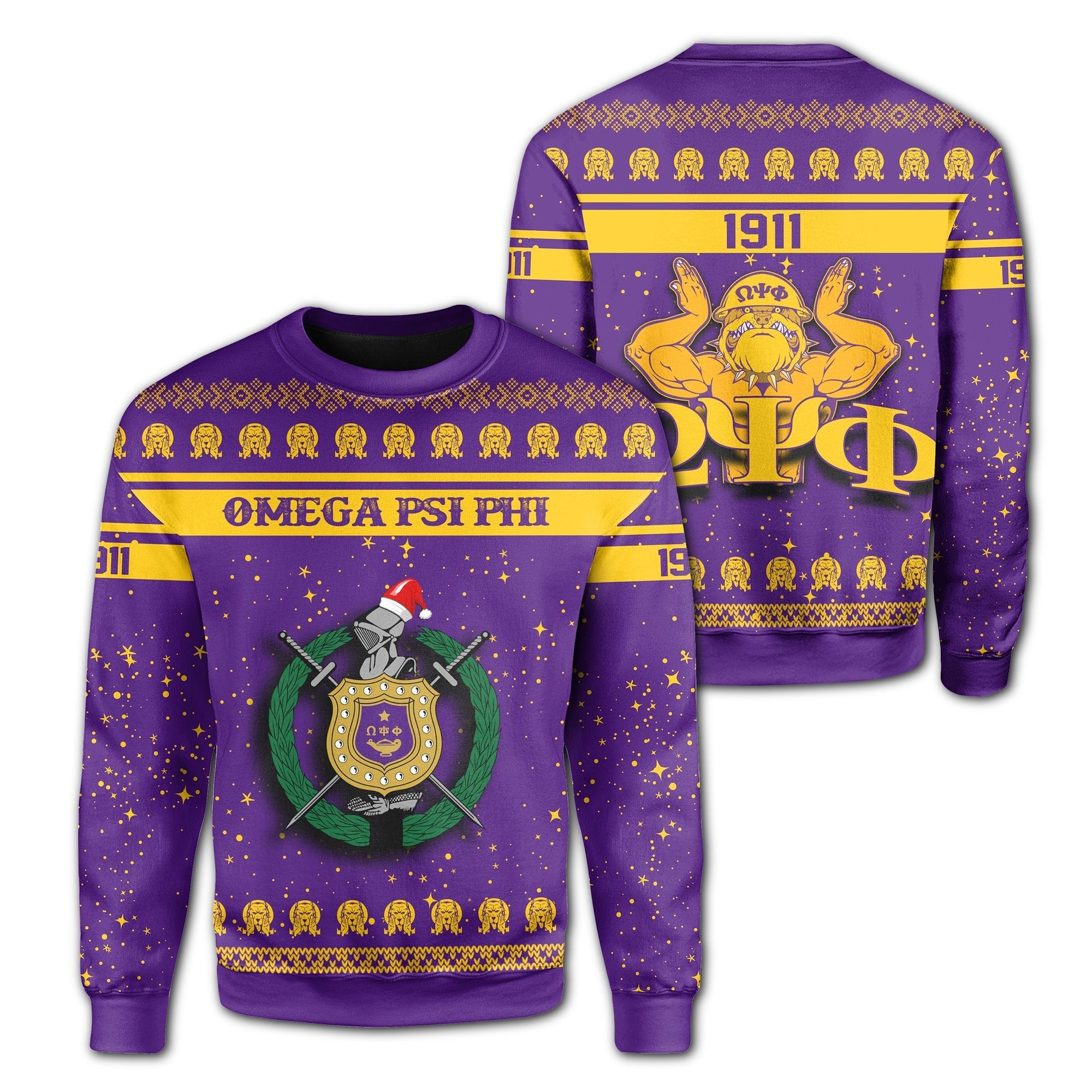 Fraternity Sweatshirt – Omega Psi Phi Christmas Sweatshirt