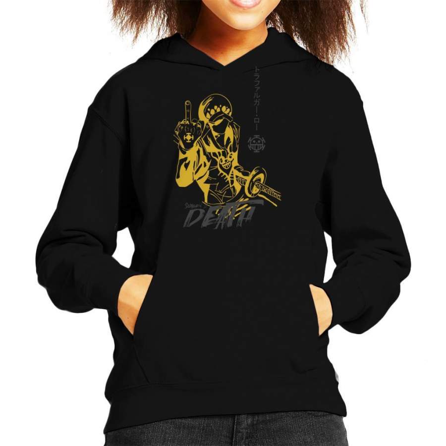 Trafalgar Law Death One Piece Kid’s Hooded Sweatshirt